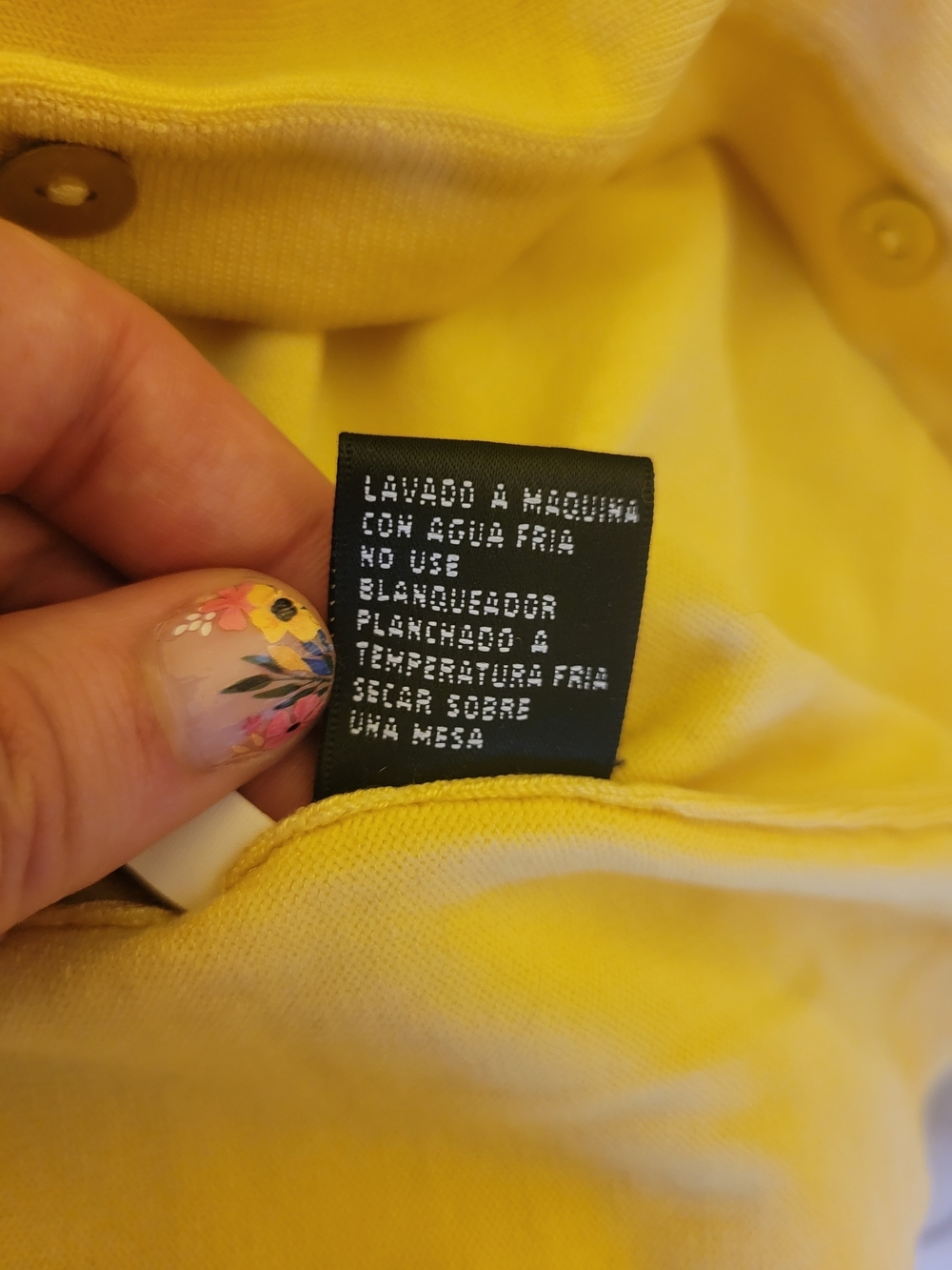 august silk Yellow Button Down Top PTP 17" - Picture 7 of 8